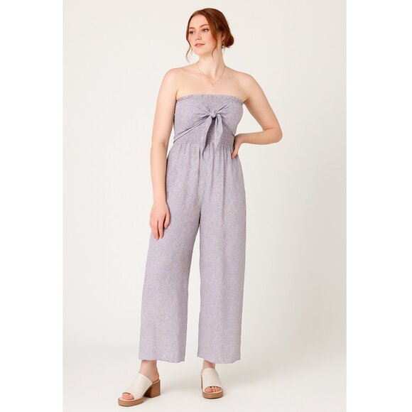 NEW Patrons Of Peace Hacienda Floral Paisley Wide Leg Jumpsuit Size Medium - Picture 1 of 15